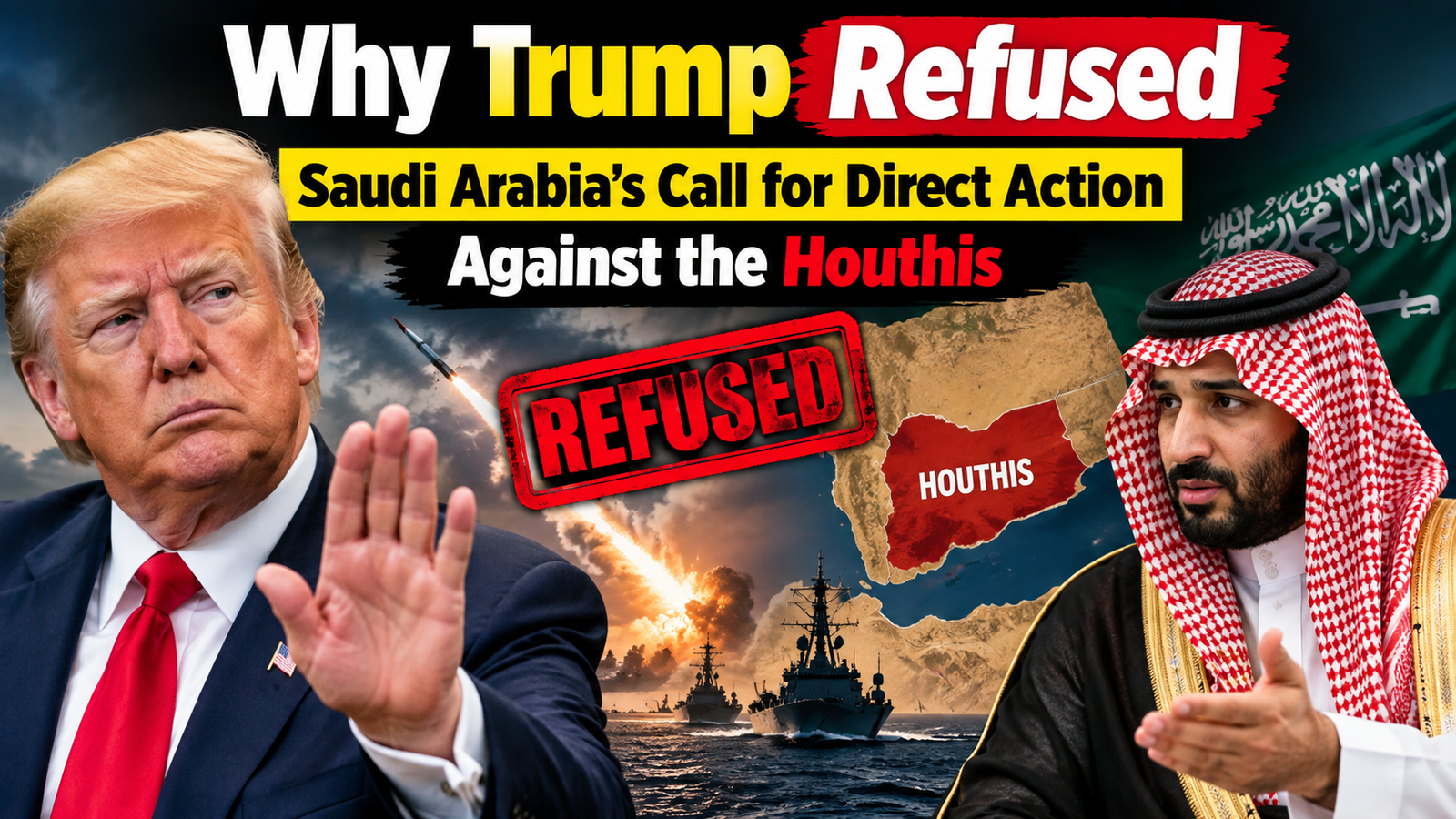 Why Trump Refused Saudi Arabia’s Call for Direct Action Against the Houthis